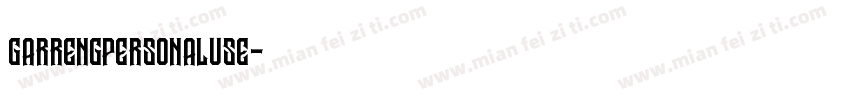 garrengpersonaluse字体转换