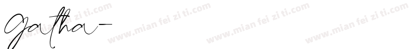 Gatha字体转换