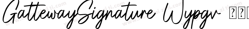 GattewaySignature-Wypgv字体转换