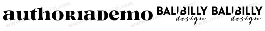 AuthoriaDemo字体转换