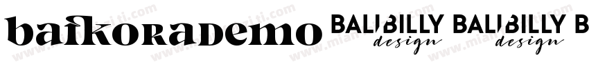 BaforaDemo字体转换