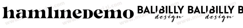 HamlineDemo字体转换