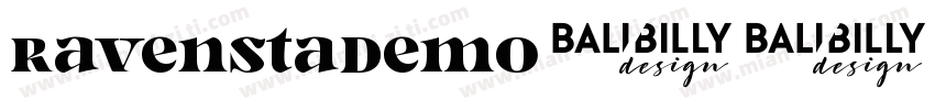 RavenstaDemo字体转换
