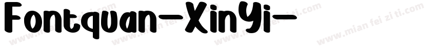 Fontquan-XinYi字体转换