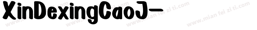 XinDexingCaoJ字体转换