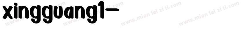 xingguang1字体转换