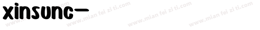 xinsunc字体转换