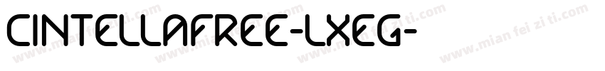 CintellaFree-LxeG字体转换