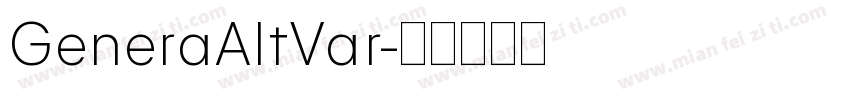 GeneraAltVar字体转换