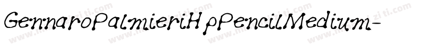GennaroPalmieriHpPencilMedium-lE2w字体转换