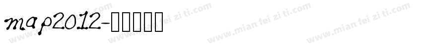 map2012字体转换