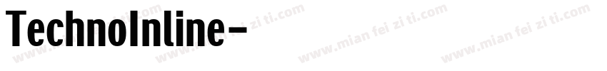 TechnoInline字体转换