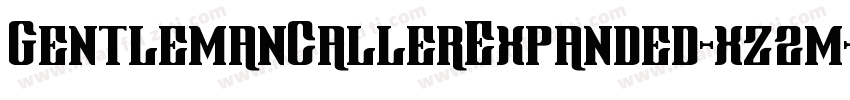 GentlemanCallerExpanded-xz2m字体转换