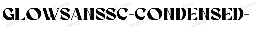 GlowSansSC-Condensed字体转换