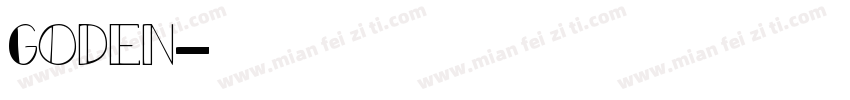 Goden字体转换