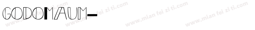 godoMaum字体转换