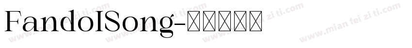 FandoISong字体转换
