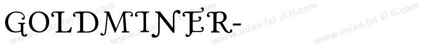 GoldMiner字体转换