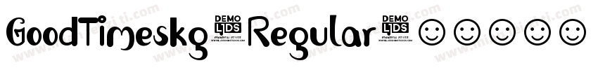 GoodTimeskg-Regular字体转换