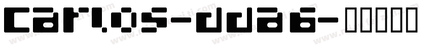 Carlos-dda6字体转换