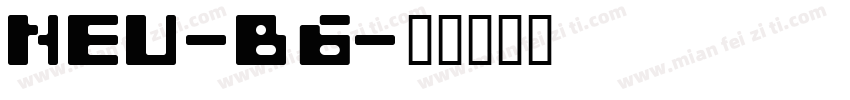 NEU-B6字体转换