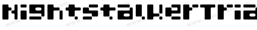 NightstalkerTrial-o6字体转换