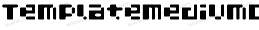 TemplateMediumCapsSSK字体转换