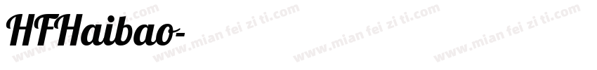 HFHaibao字体转换