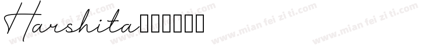 Harshita字体转换