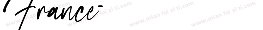 France字体转换