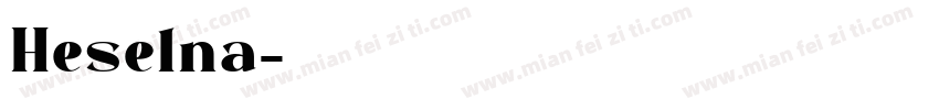 Heselna字体转换
