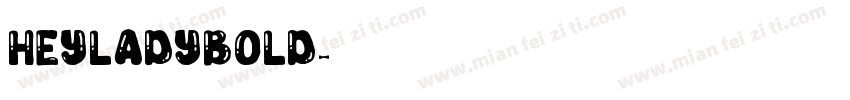 heyladybold字体转换