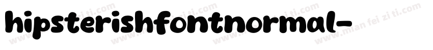 hipsterishfontnormal字体转换