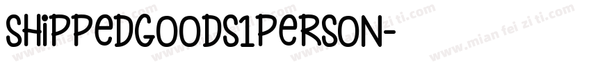 shippedGoods1Person字体转换