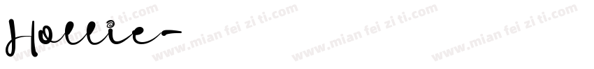 Hollie字体转换