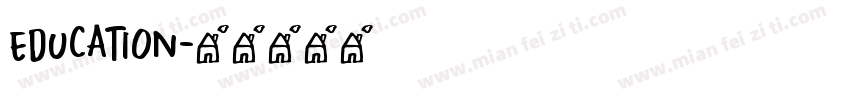 education字体转换