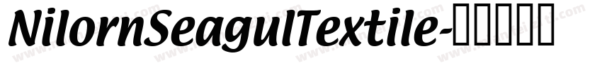 NilornSeagulTextile字体转换
