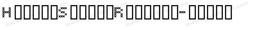 HoomanStitchRegular字体转换