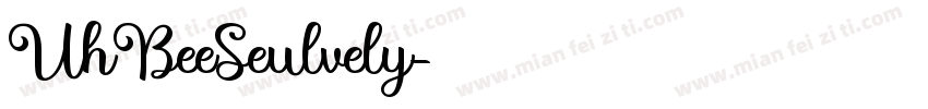 UhBeeSeulvely字体转换
