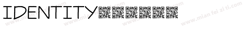 identity字体转换