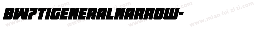 BW7tiGeneralNarrow字体转换