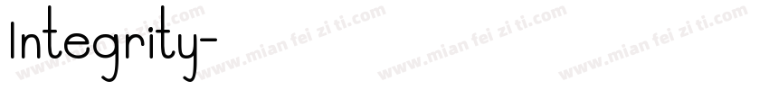 Integrity字体转换