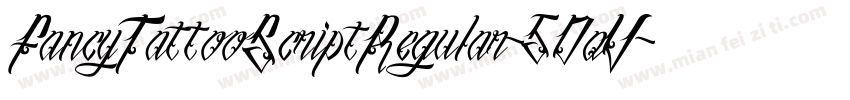 FancyTattooScriptRegular-50qV字体转换