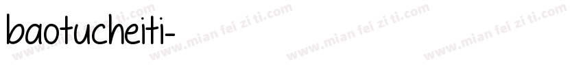 baotucheiti字体转换