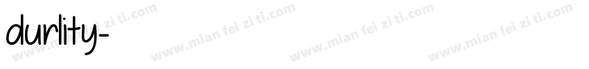 durlity字体转换