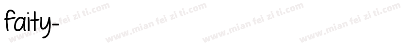 faity字体转换