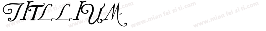 Titllium字体转换