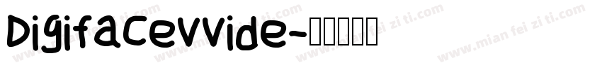 Digifacevvide字体转换