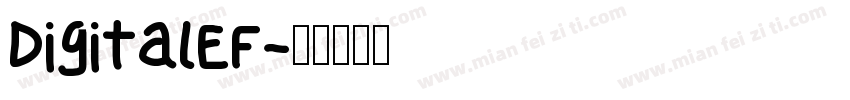 DigitalEF字体转换