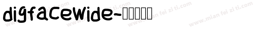 digfacewide字体转换